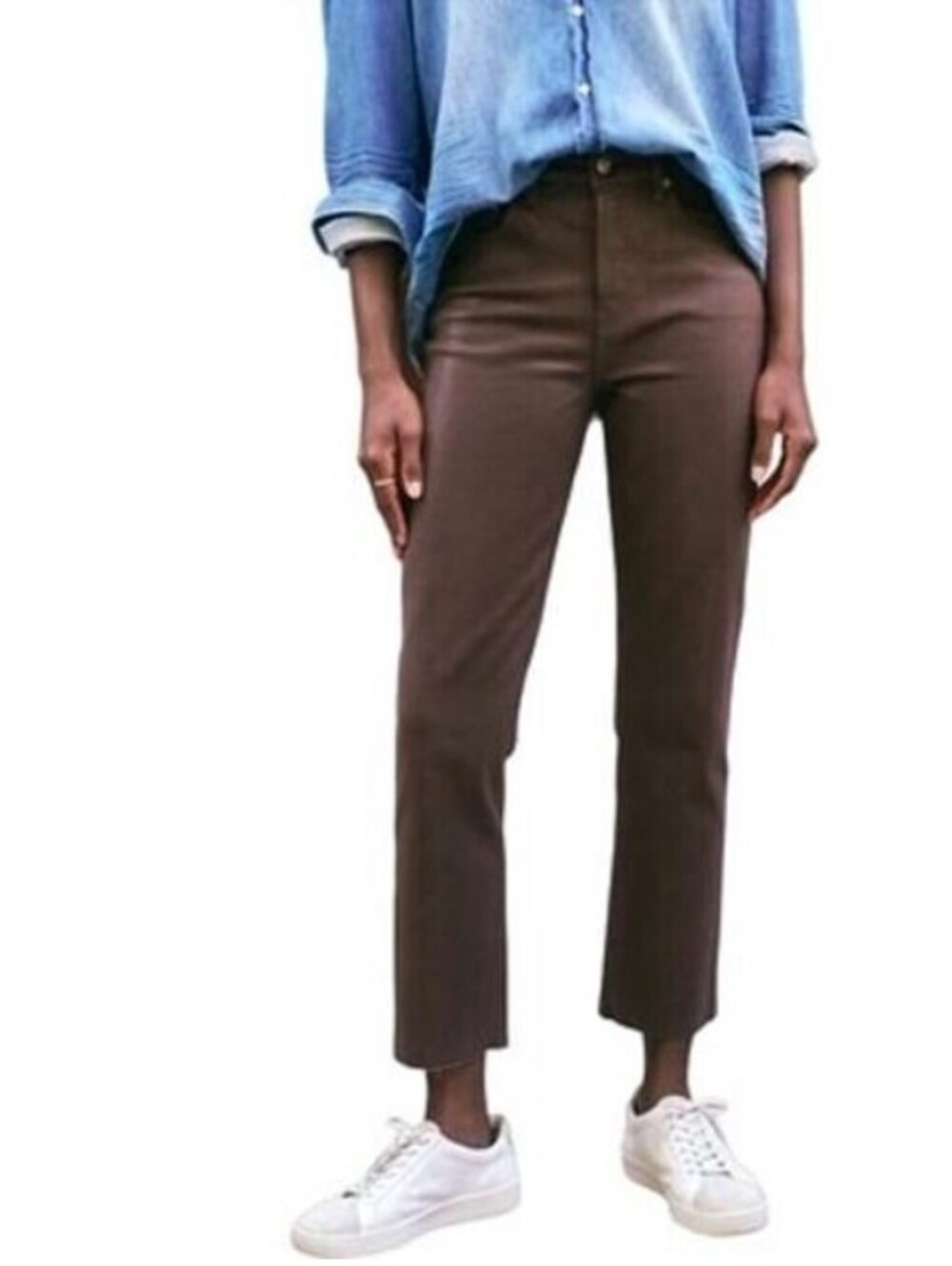 Frank & Eileen Wax Chocolate Cork Everyday Straight Leg Jean - Size - 31 - NWOT